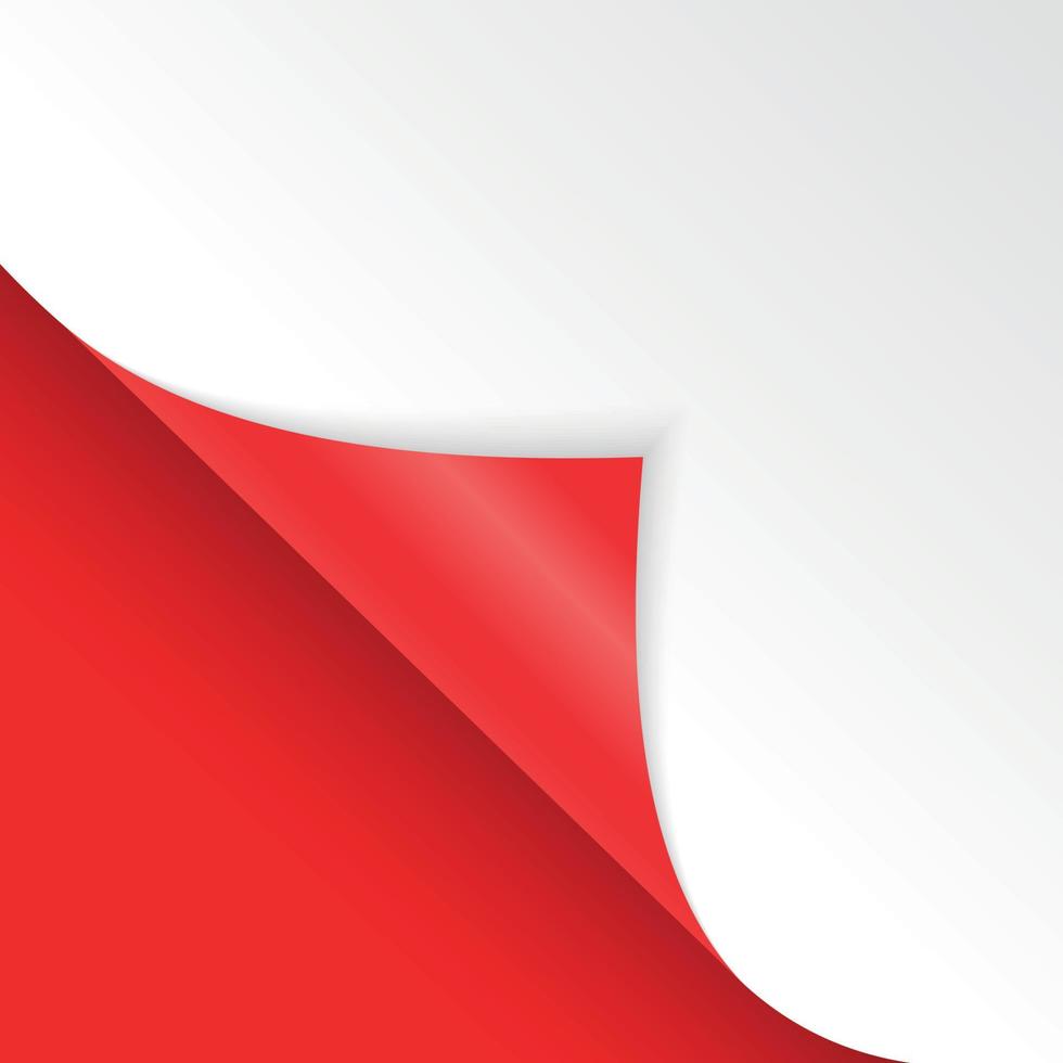 Shape of bent angle is free for filling red color. Vector Illustration.