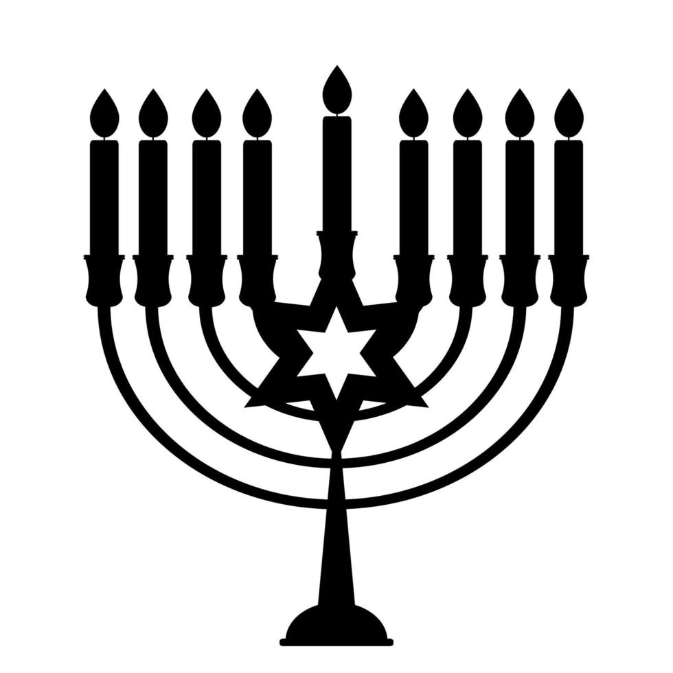 feliz hanukkah, fondo de fiesta judía. ilustración vectorial. hanukkah es el nombre de la festividad judía. vector
