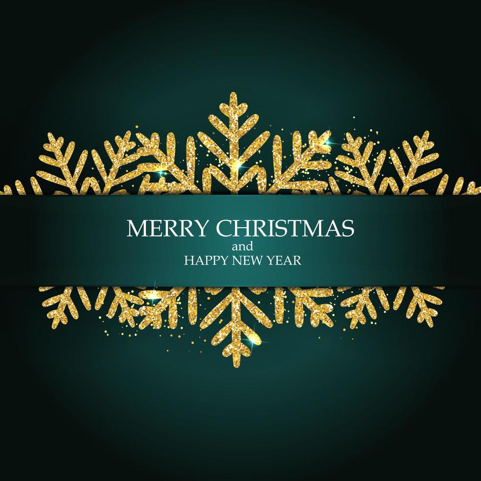 Holiday New Year and Merry Christmas Background. Vector Illustration