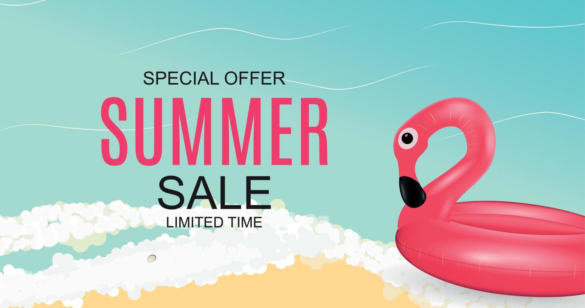 Summer Sale concept Background. Vector Illustration