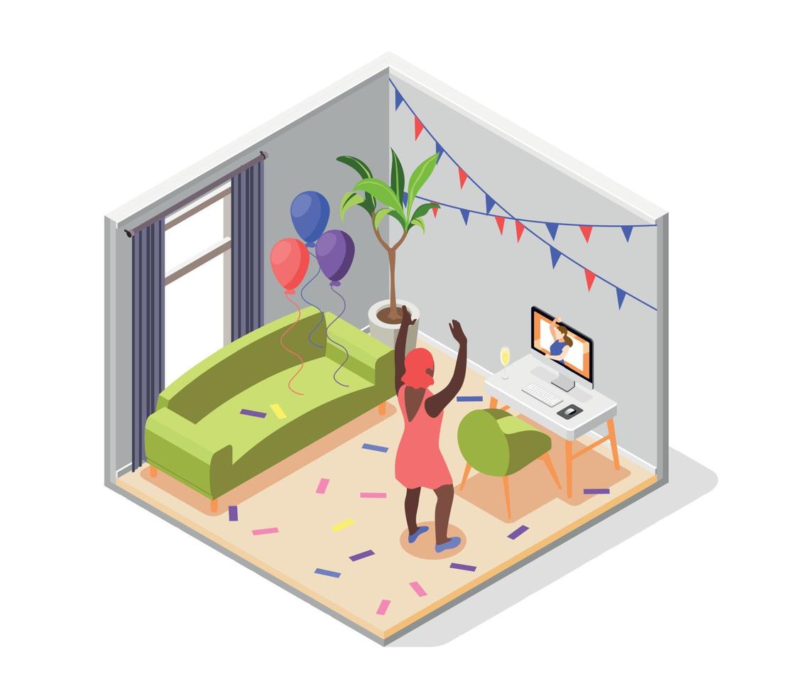 Quarantine Party Composition vector