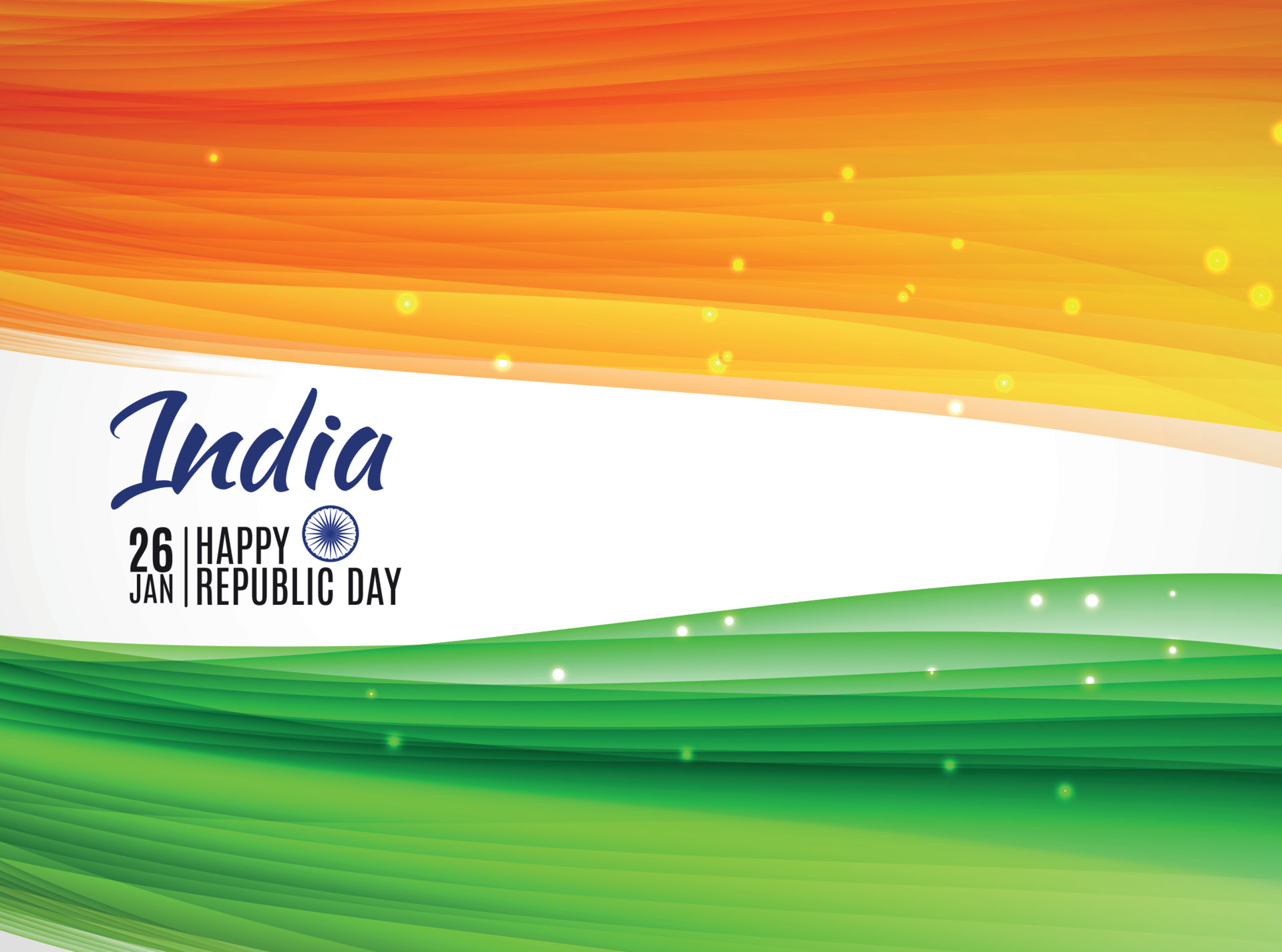 Happy India Republic Day26 January. Vector Illustration 4564271 Vector