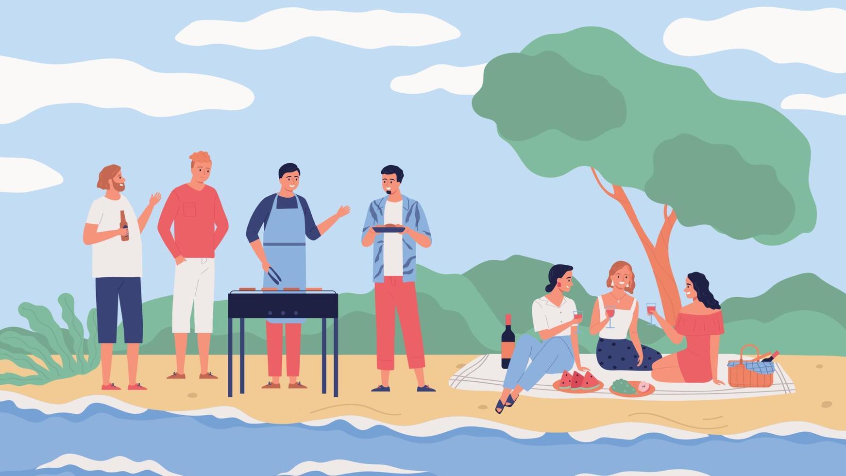 Bbq Party Illustration vector