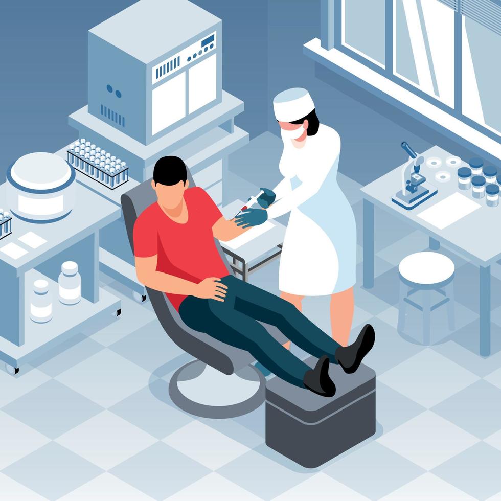 Diagnostics In Laboratory Composition vector