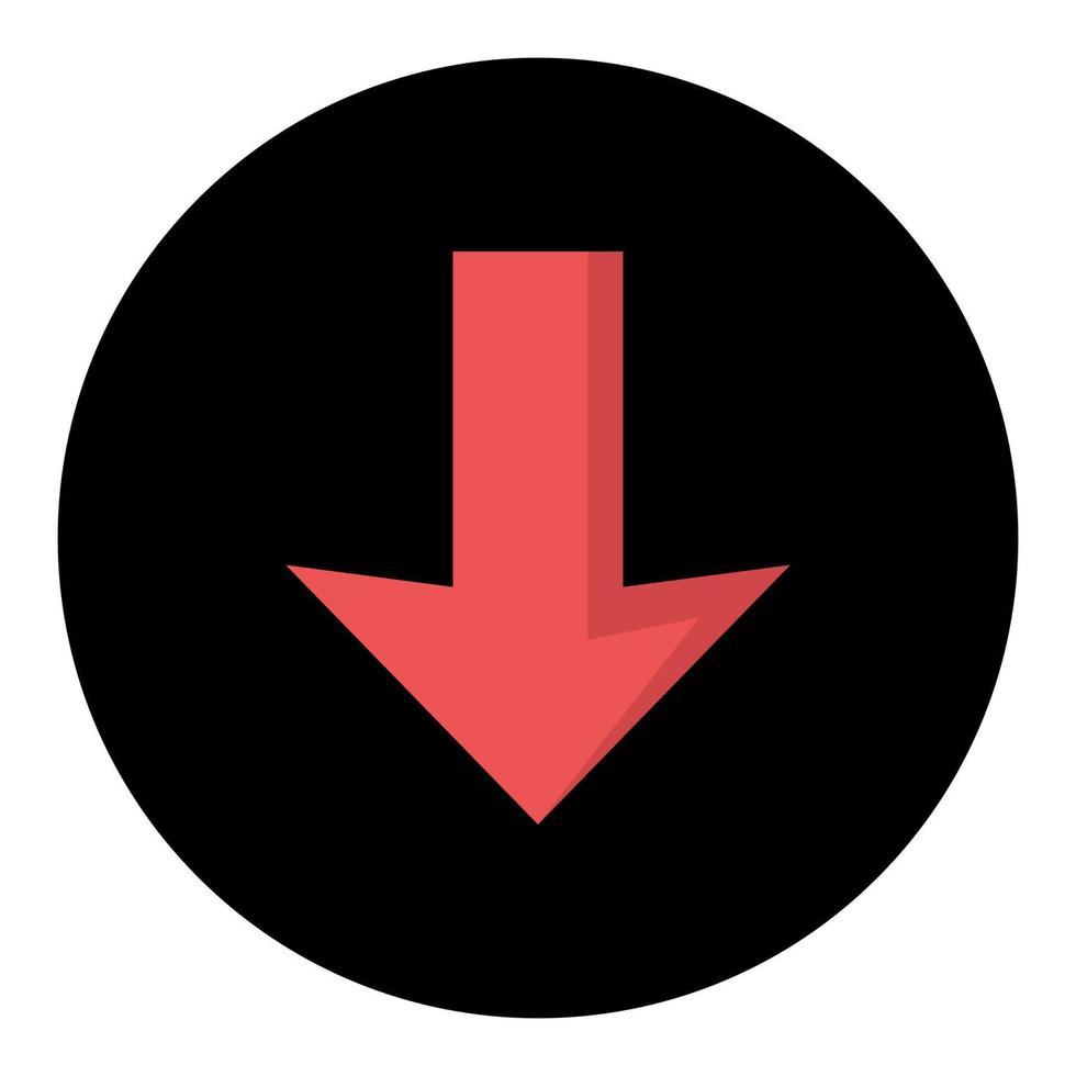 Arrow on white background vector