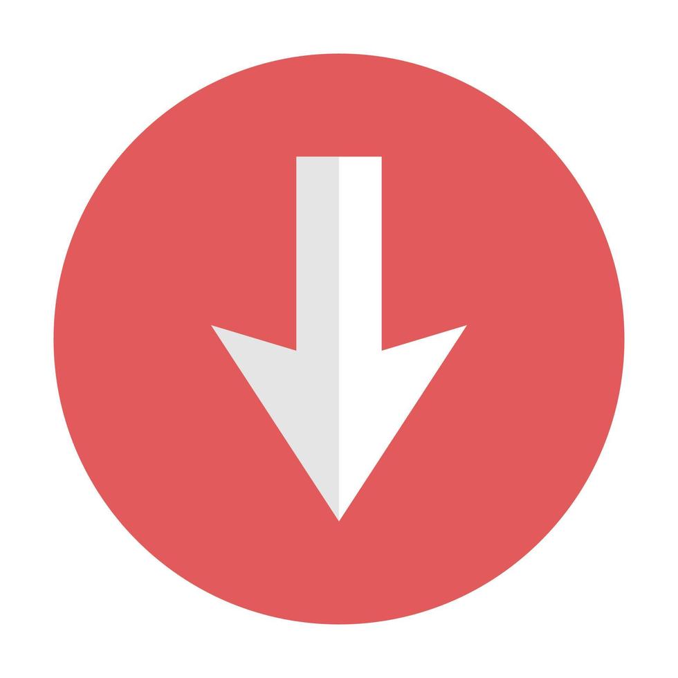 Arrow on white background vector