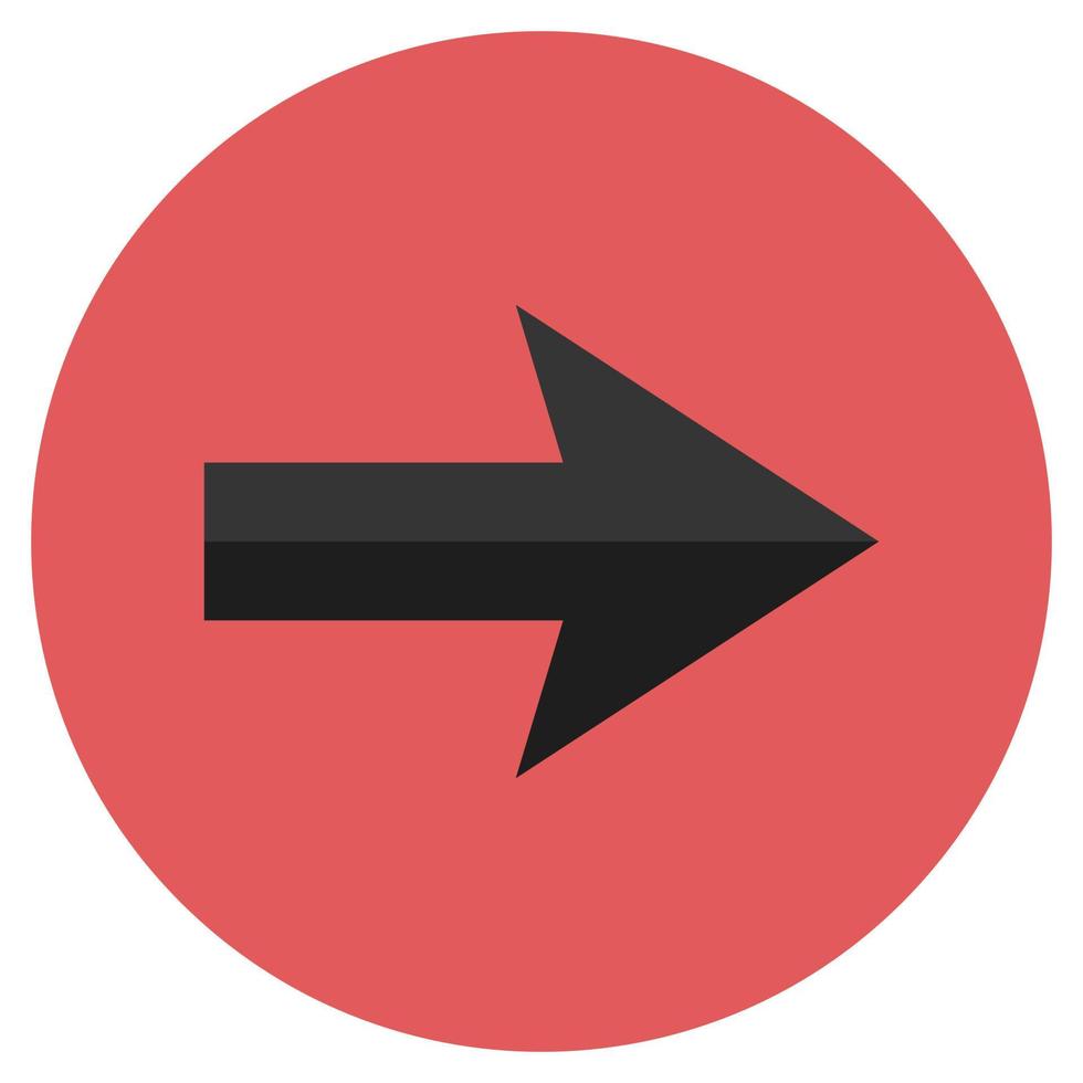 Arrow on white background vector
