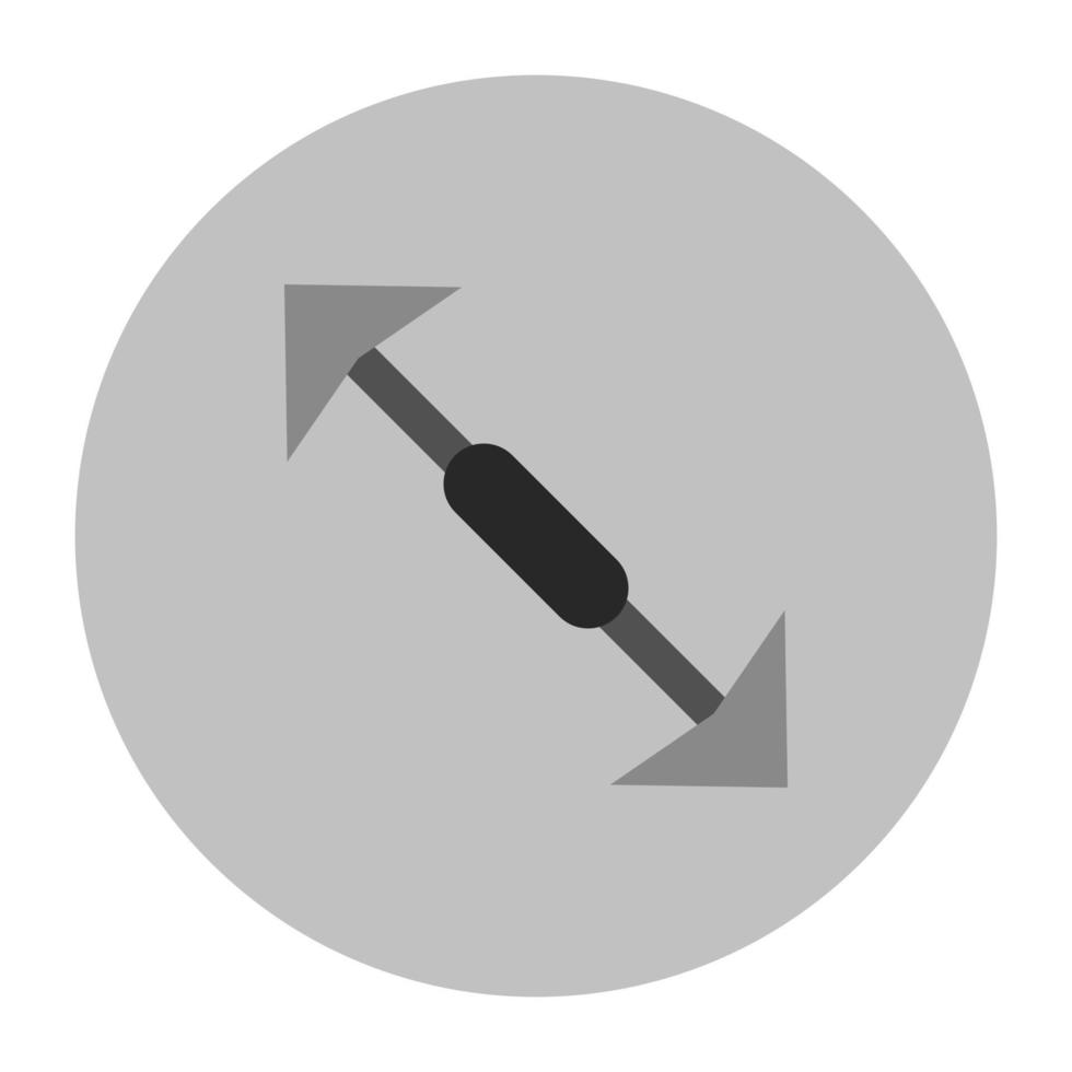 Arrow on a white background vector
