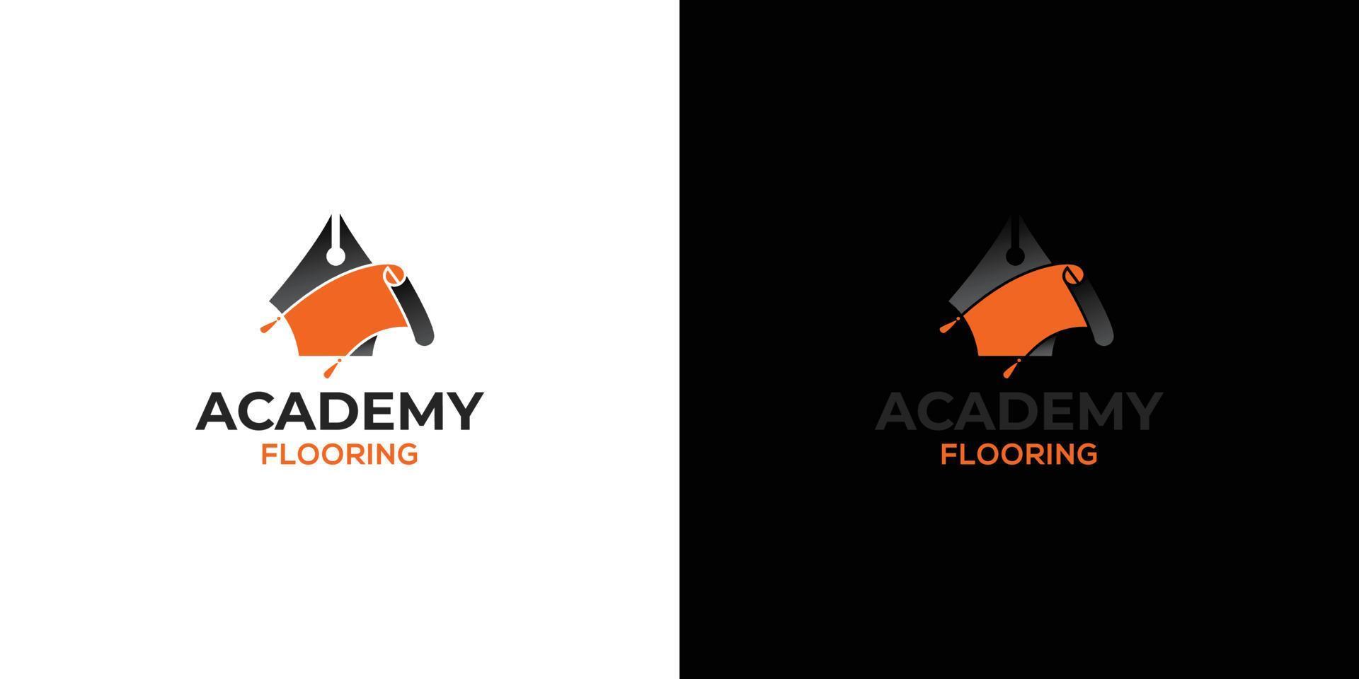 Modern and elegant carpet company logo. vector