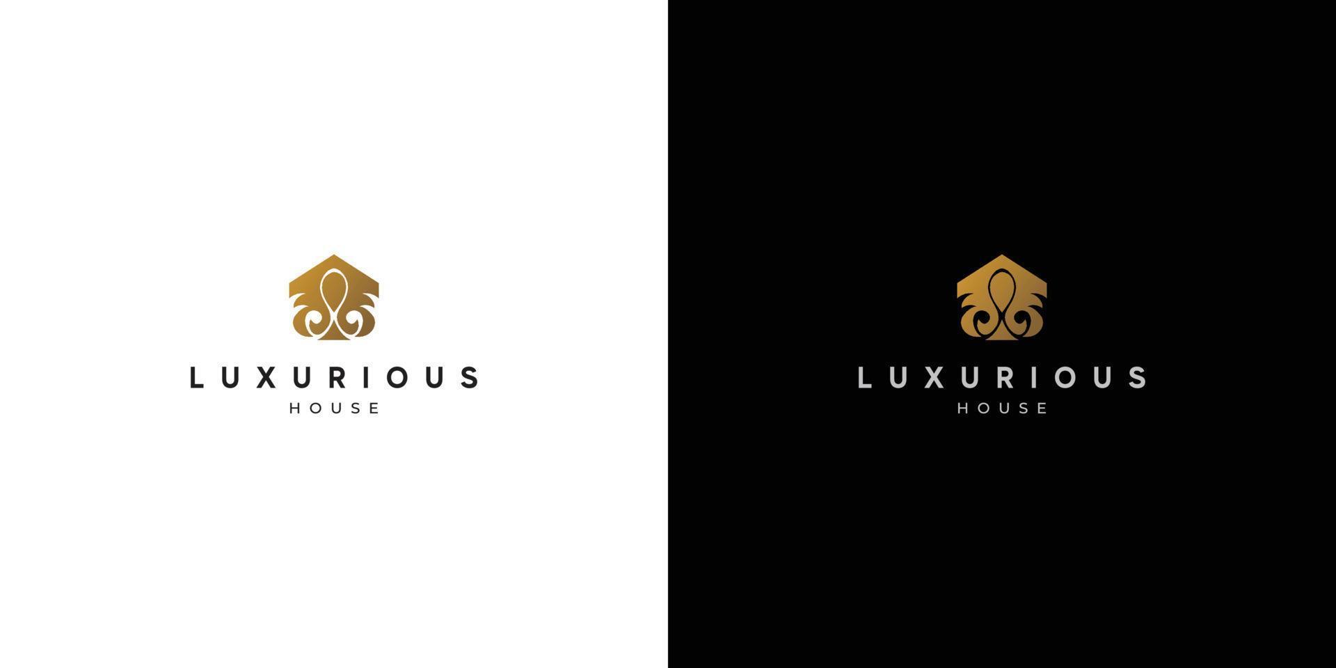 Luxury and elegant home logo design 2 4565835 Vector Art at Vecteezy