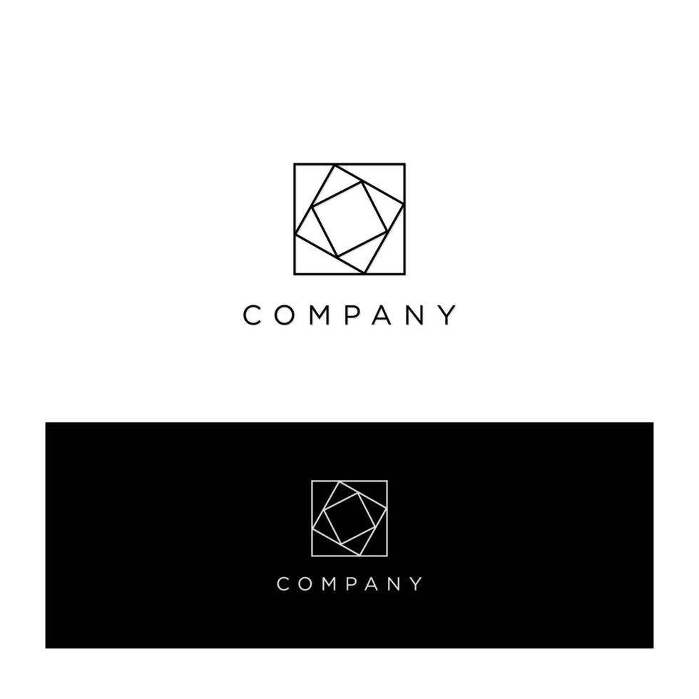 Minimalist and modern logo designs are suitable for architects and construction vector