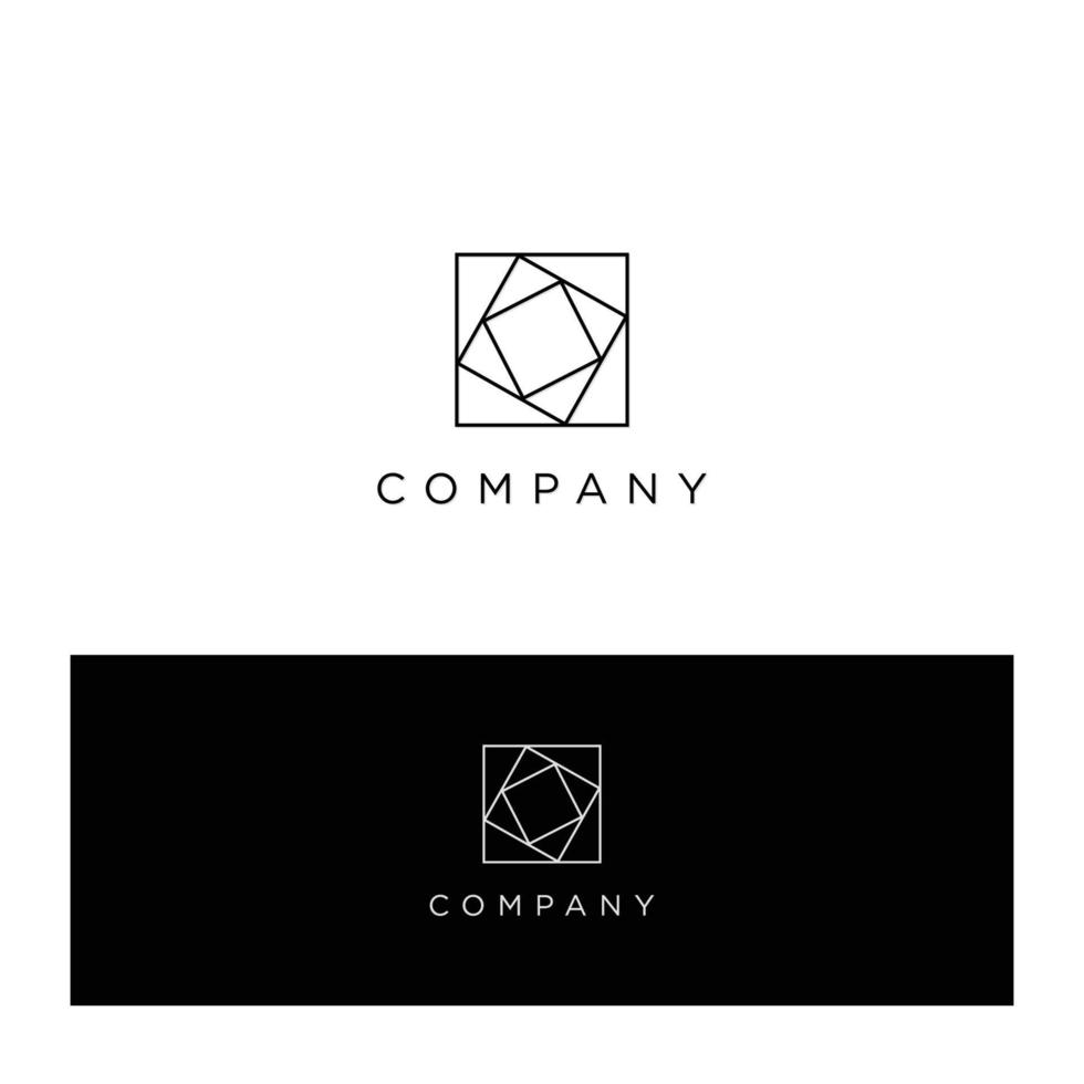 Minimalist and modern logo designs are suitable for architects and construction vector