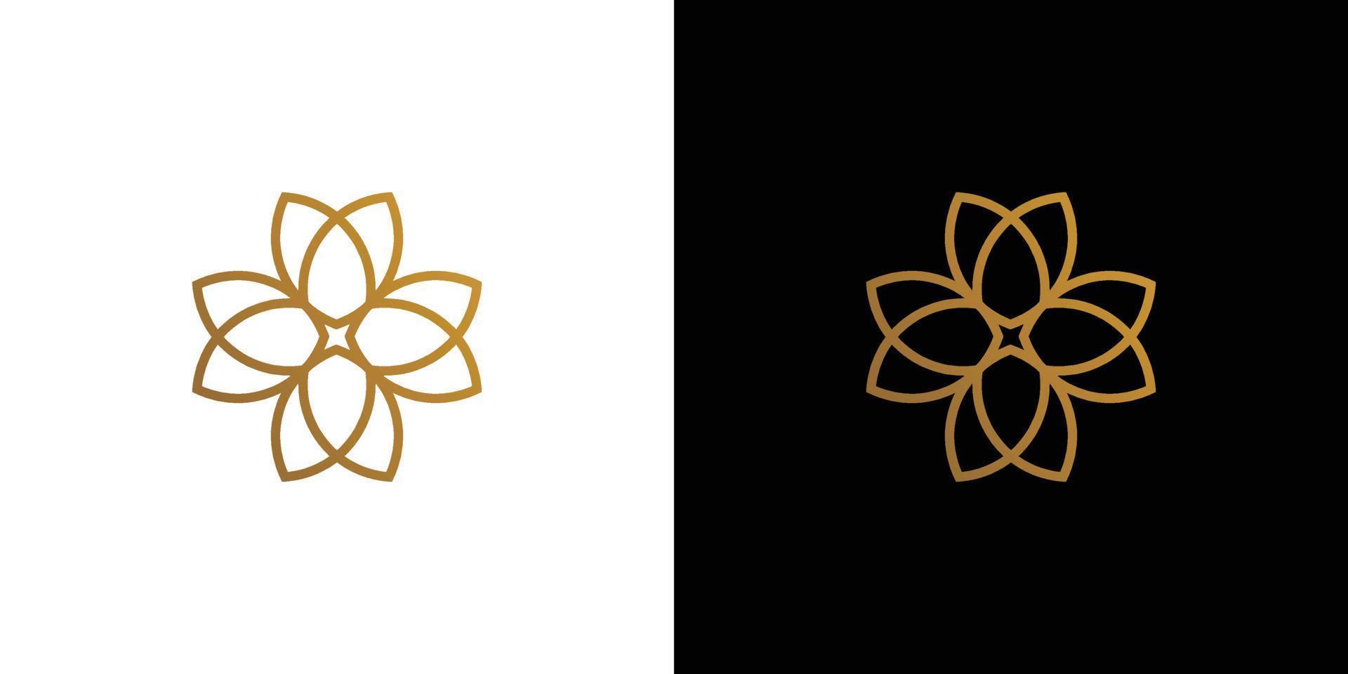 Modern and luxurious floral ornament abstract design vector