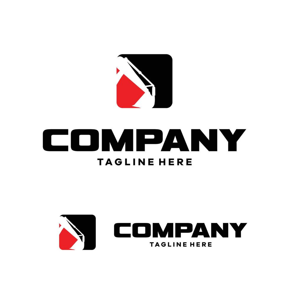 A cool and modern logo for a mining company vector