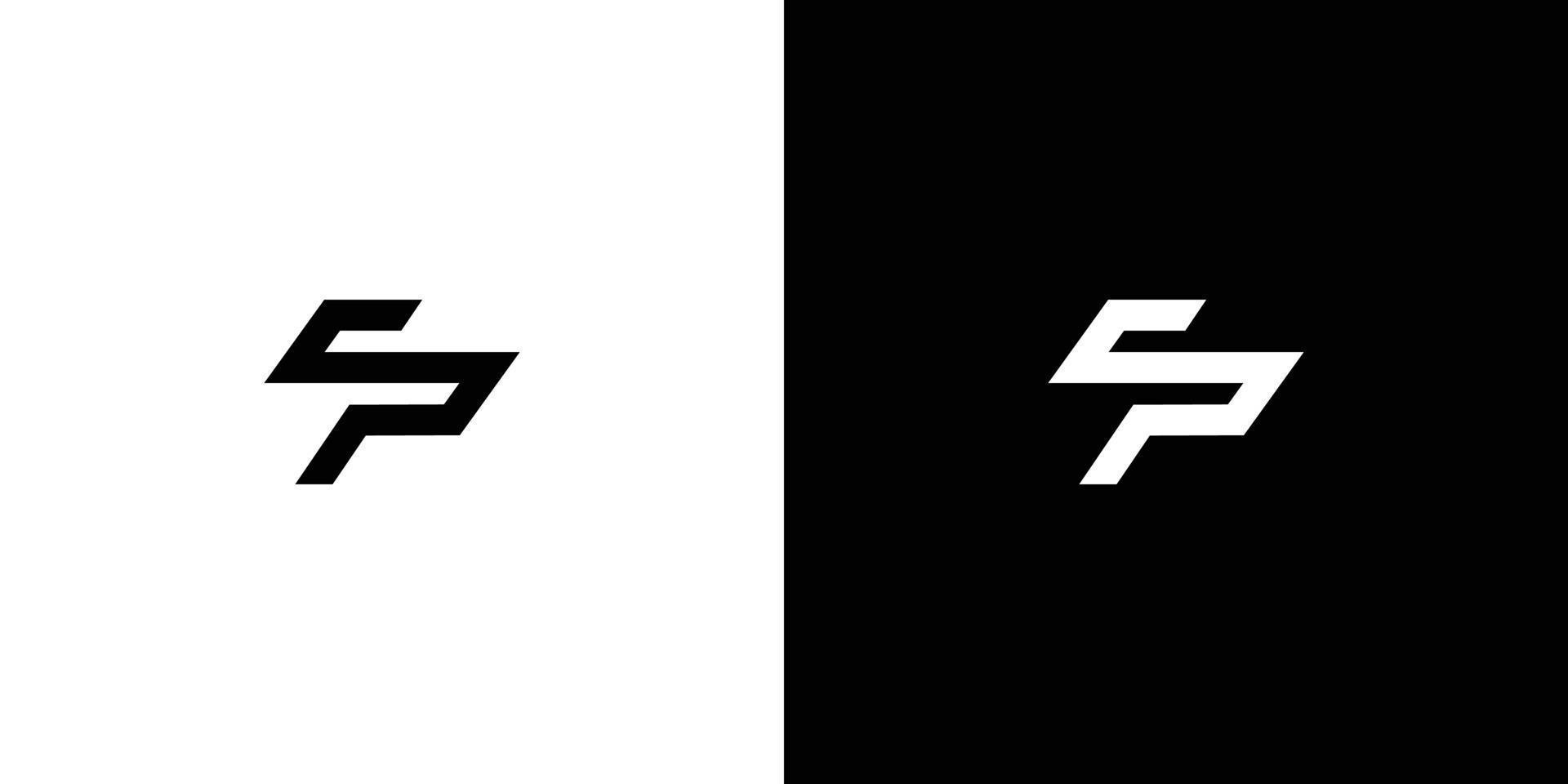 modern and professional SP logo design vector