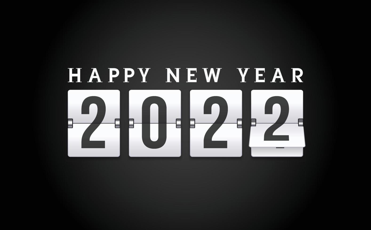 Happy New Year 2022 Silver Digital Wishing Celebration Script Text Lettering Celebrate Festival Premium Modern Minimal Alphabet Numeric Letters Editable Vector File