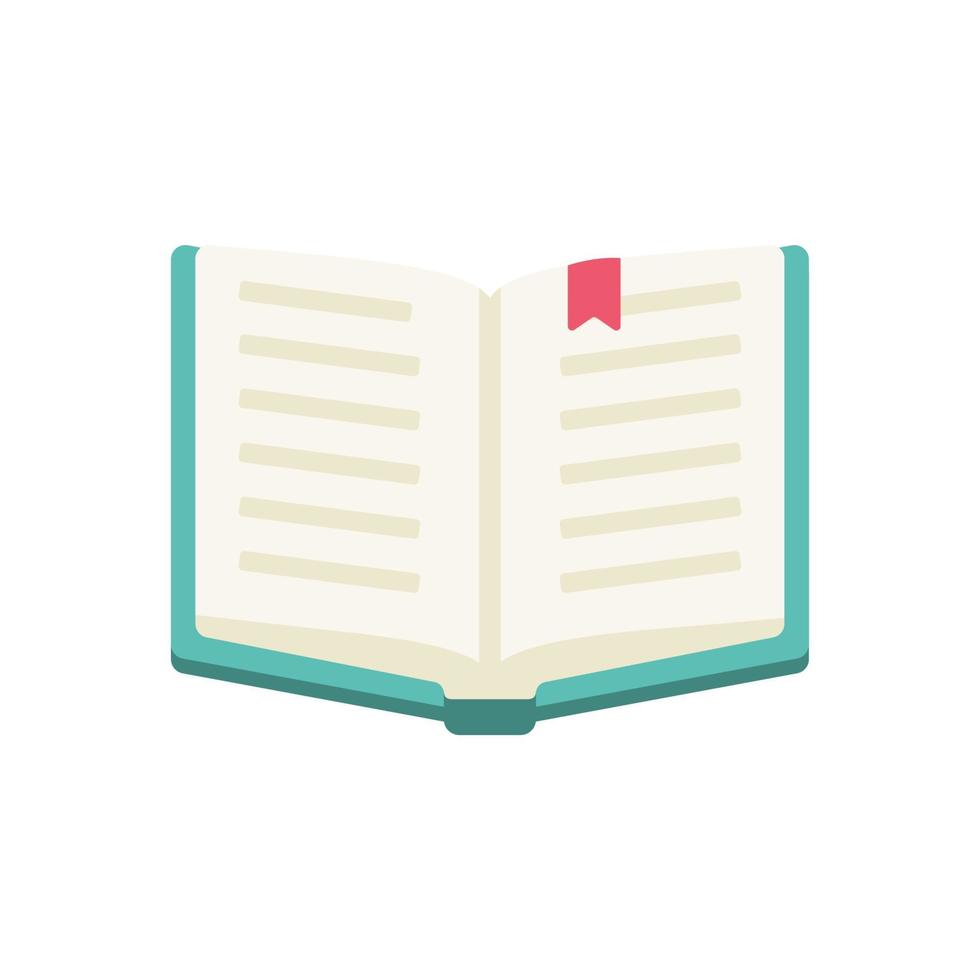 Open book vector. education concept online learning vector