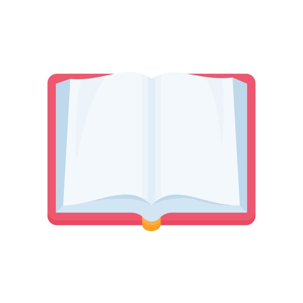 Open book vector. education concept online learning vector
