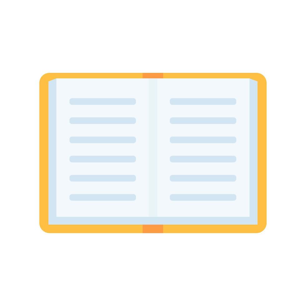 Open book vector. education concept online learning vector