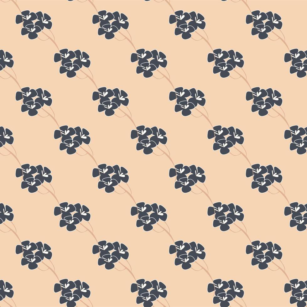 Seamless pattern, background with flowers like japanese sakura in soft colors vector