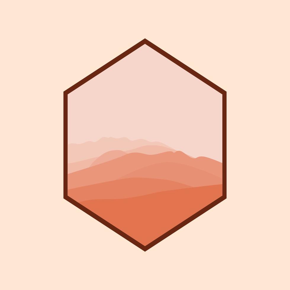 Mountain illustration, outdoor adventure. Vector graphic for t-shirt and other uses.