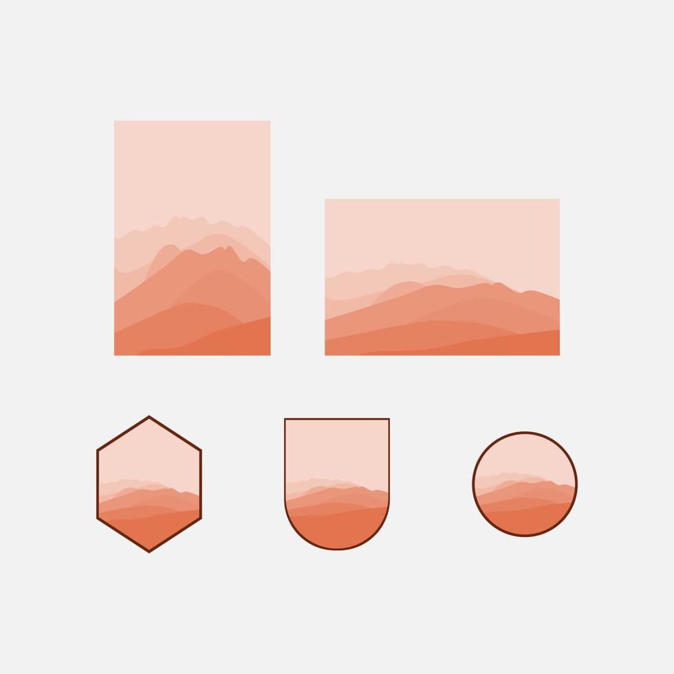Mountain illustration, outdoor adventure. Vector graphic for t-shirt and other uses.