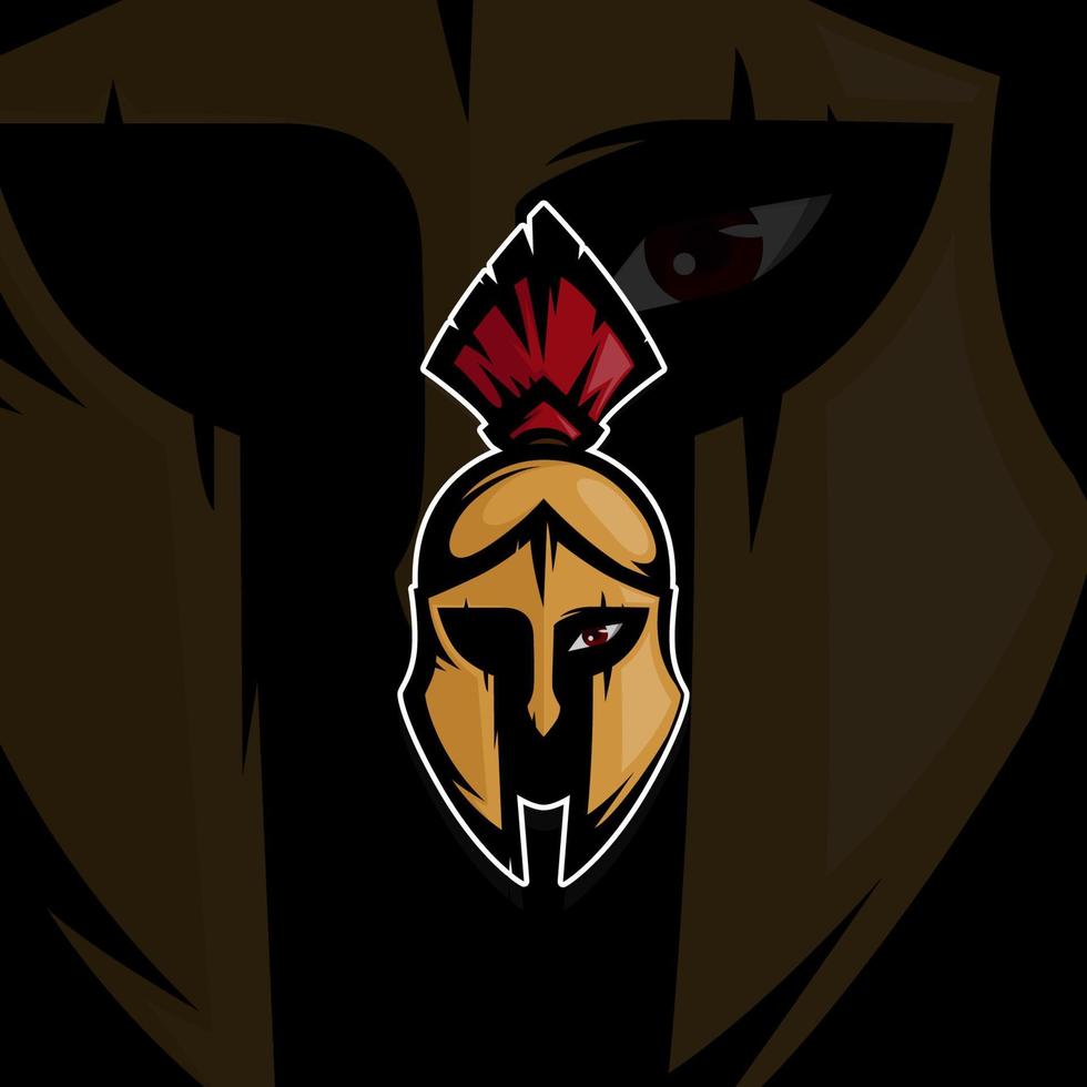 Sparta E-Sport Logo Vector Mobile Gaming Team