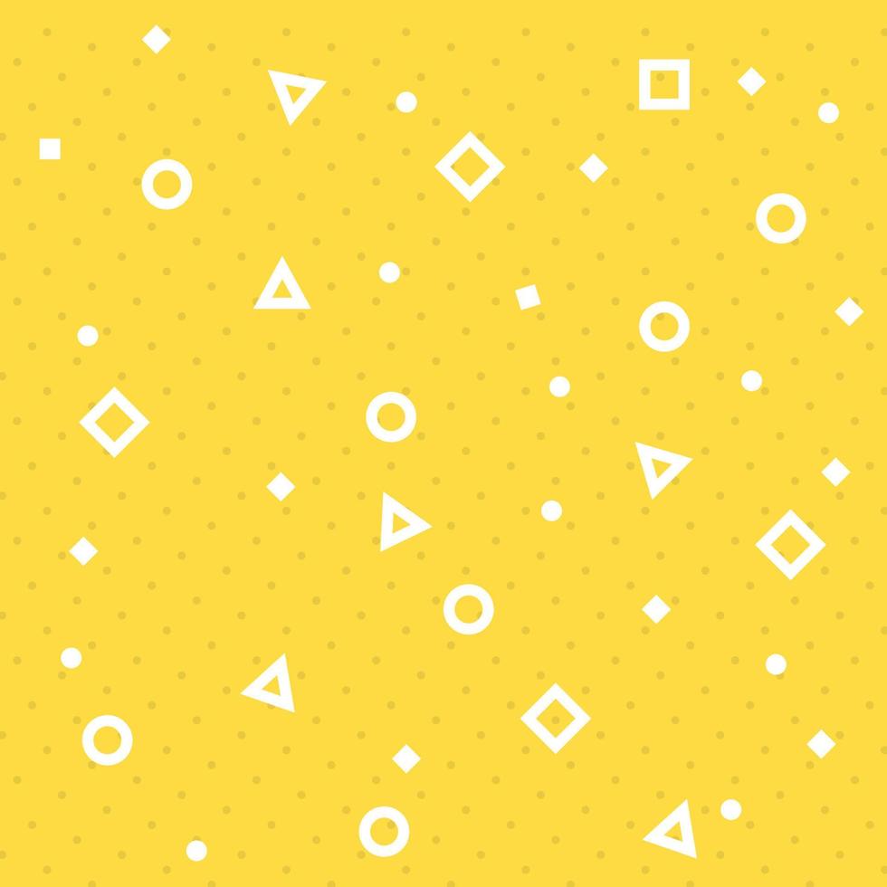Abstract background for gaming with different geometric figures. Vector