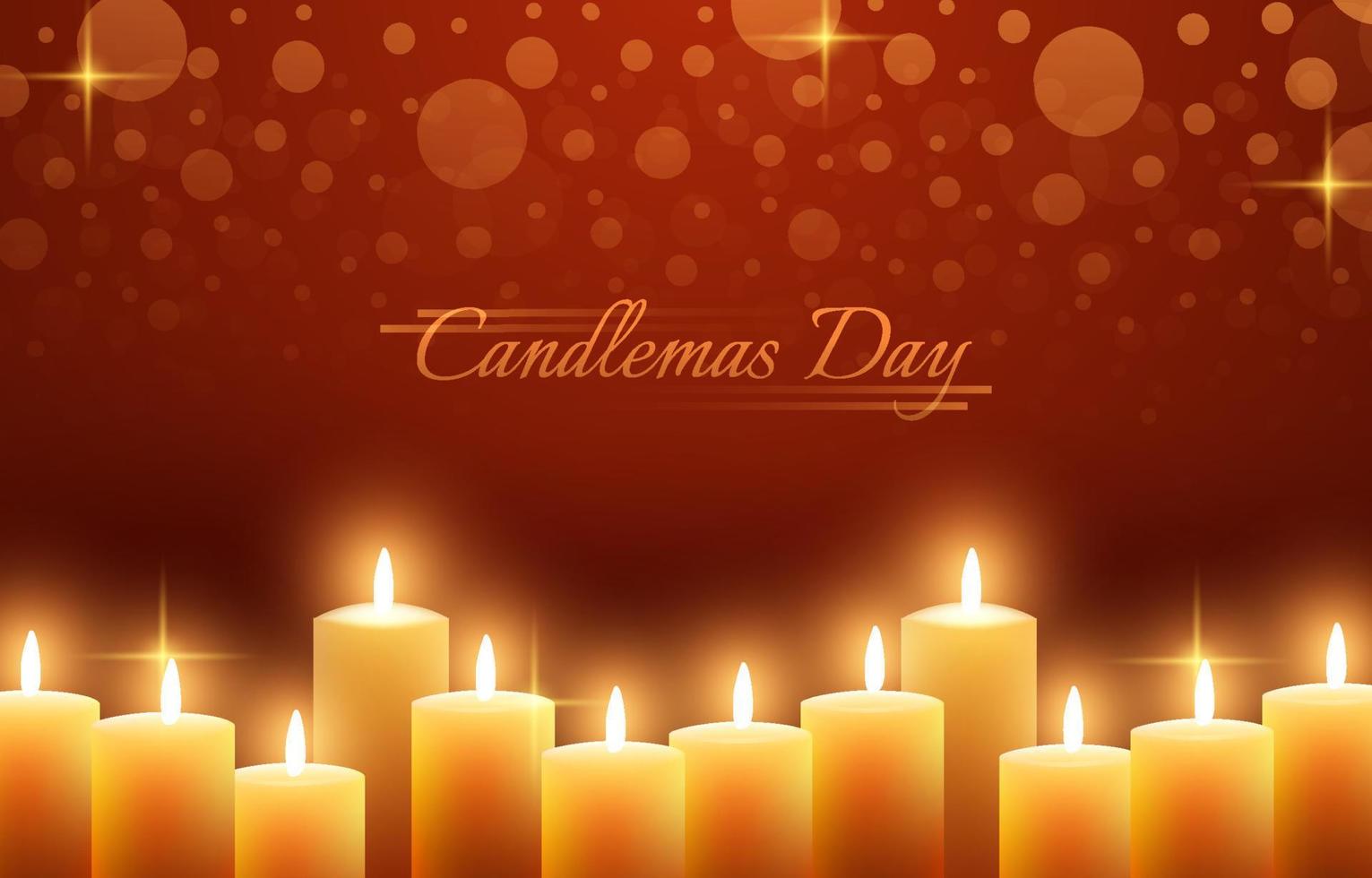 Candlemas Background Concept vector