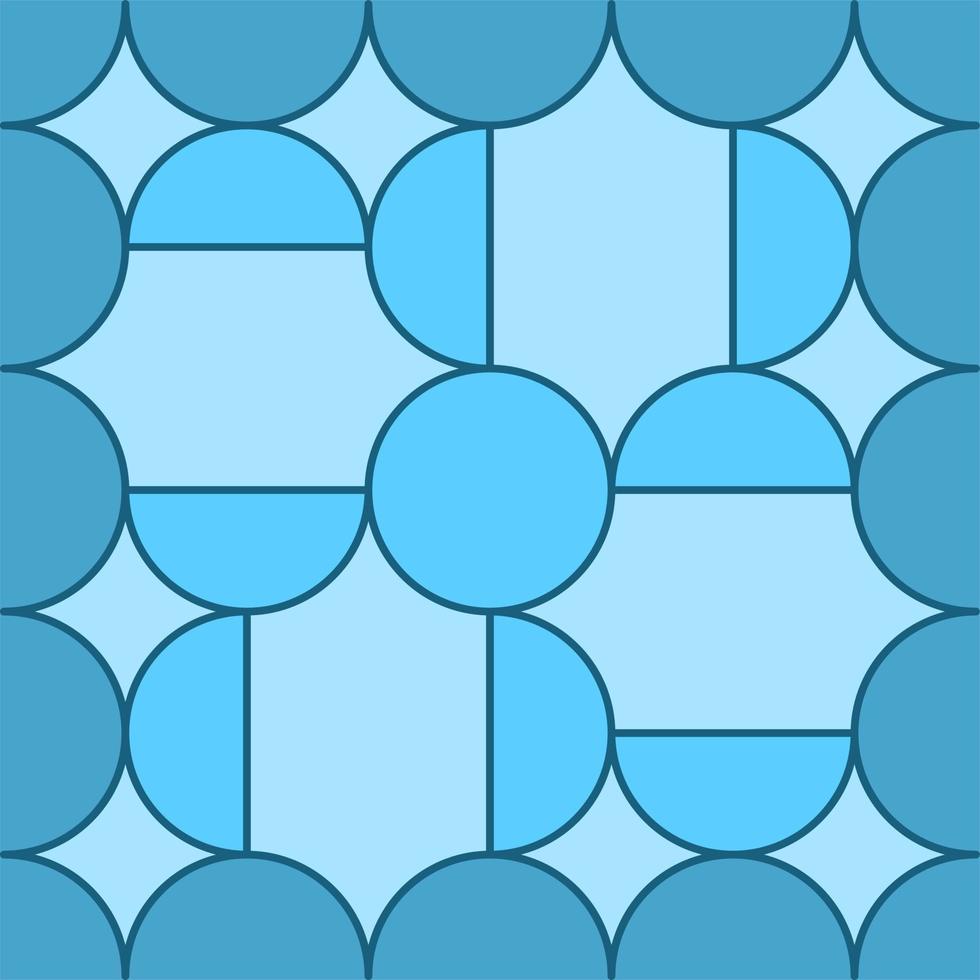 blue shades tile seamless pattern perfect for background or wallpaper vector