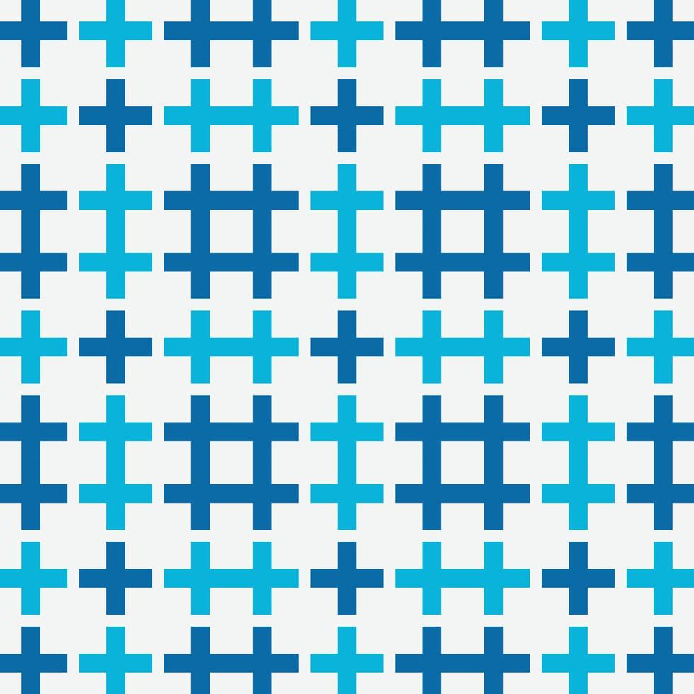 Seamless Pattern Background of Medical Cross Shape vector