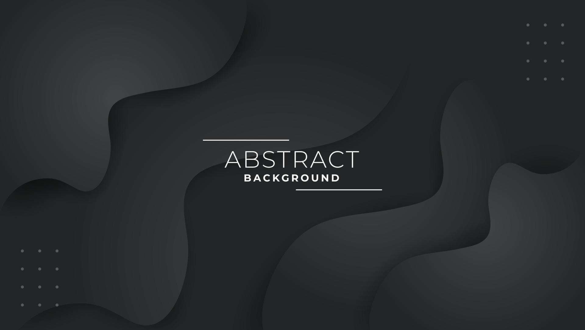 Modern wavy shapes abstract curvy stylish background 4568157 Vector Art ...