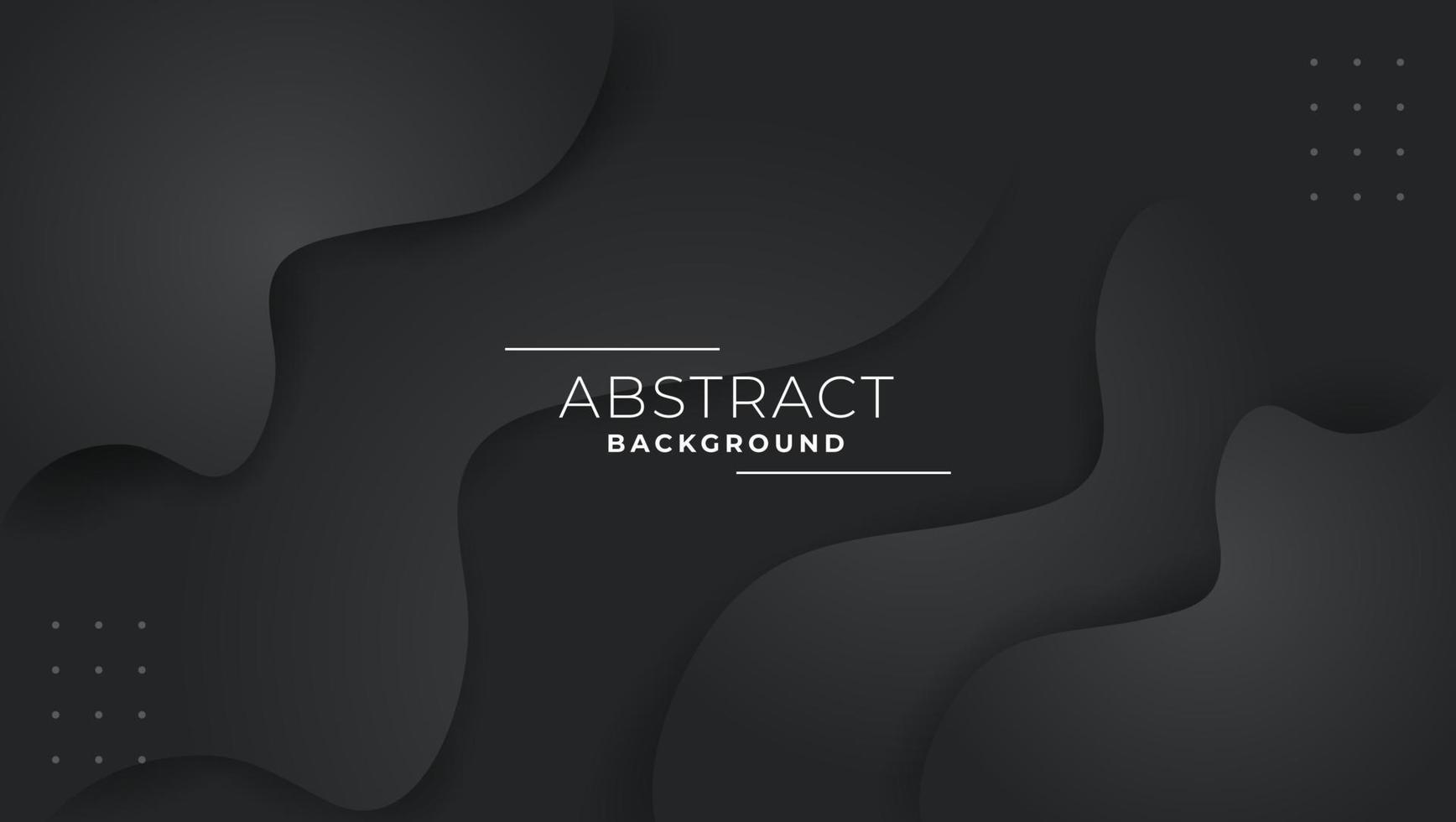 Modern wavy shapes abstract curvy stylish background vector