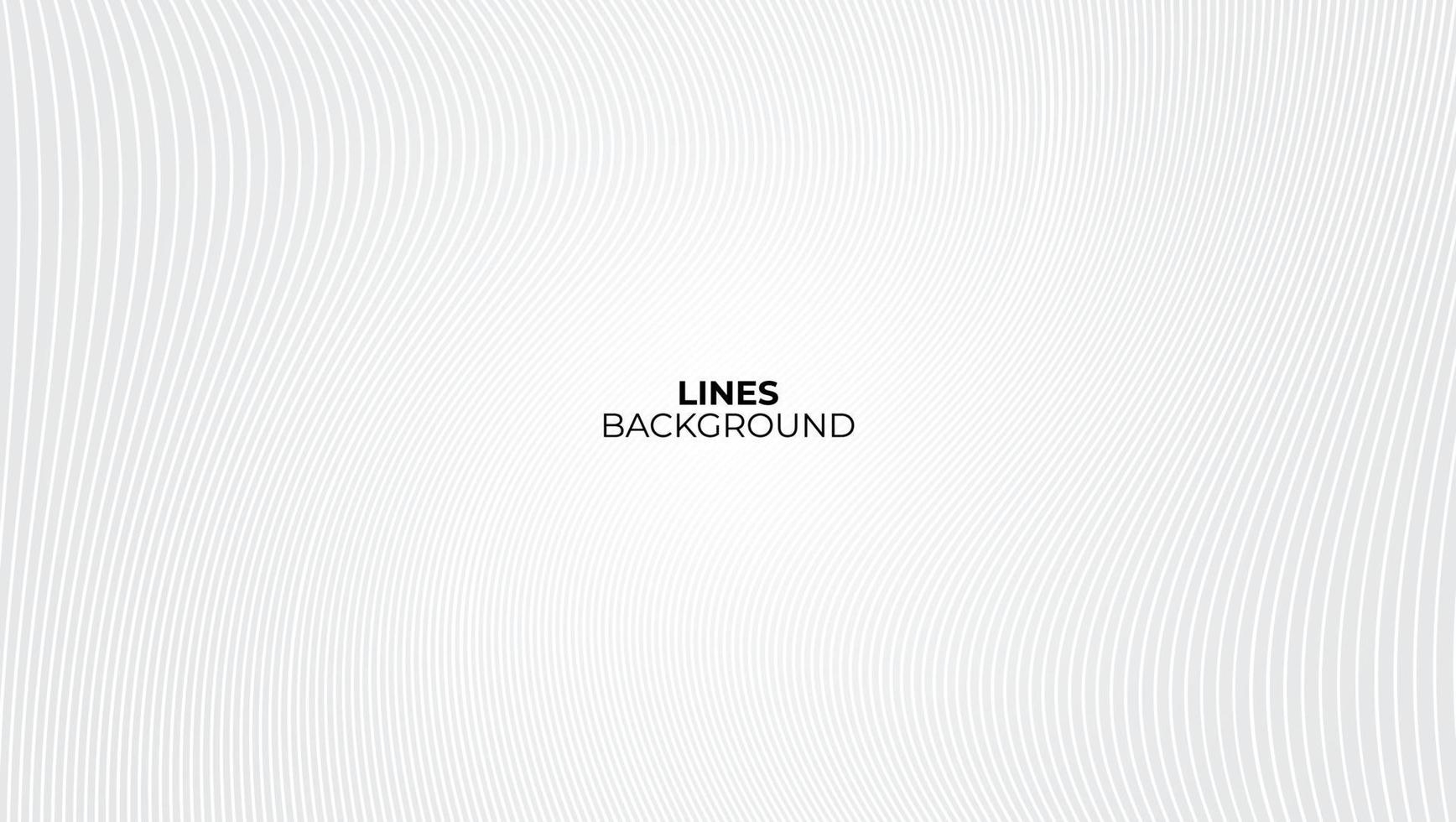 White and gray background with wave lines pattern vector