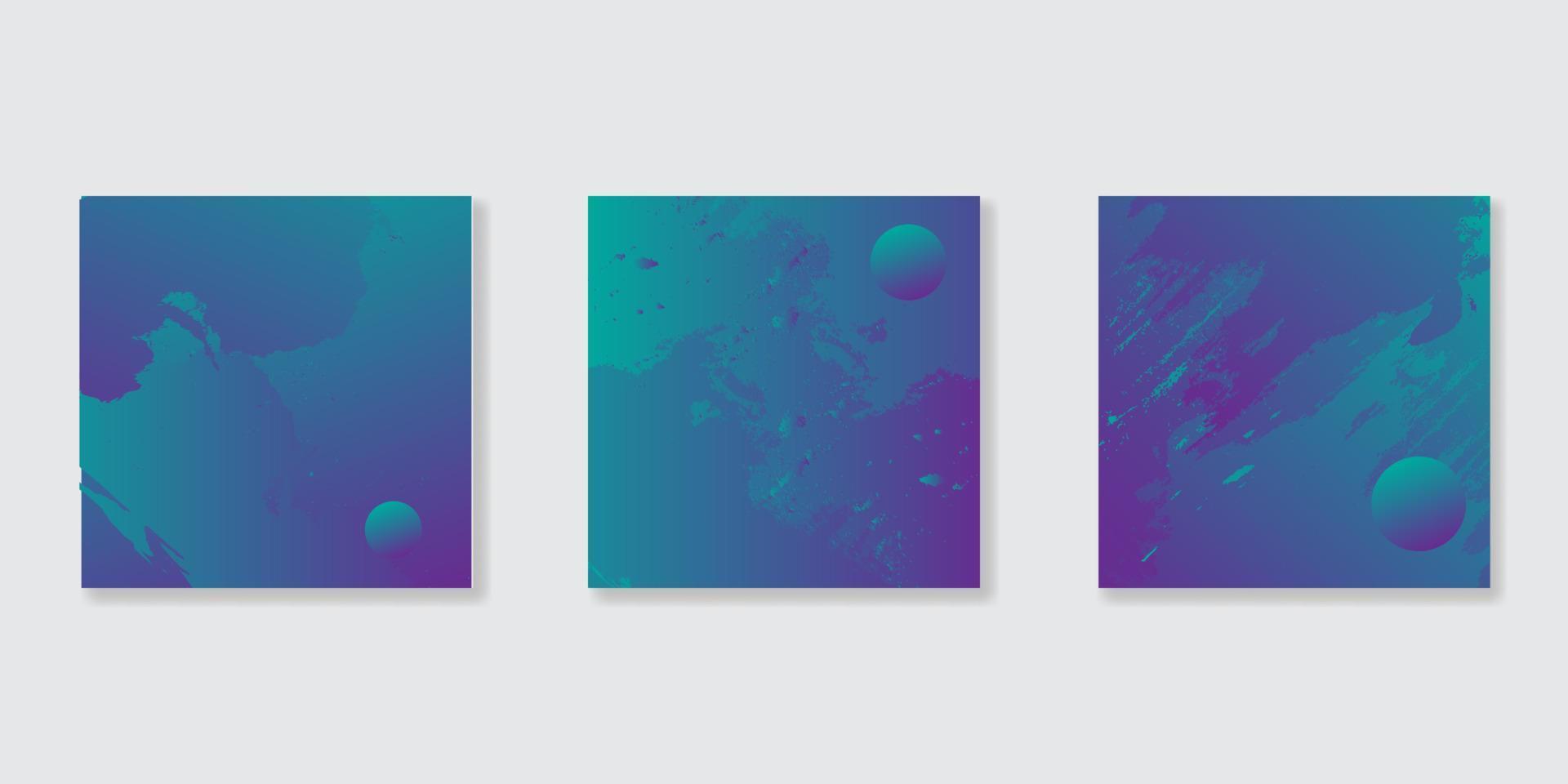 abstract brush background design for social media story feed post. banner template vector