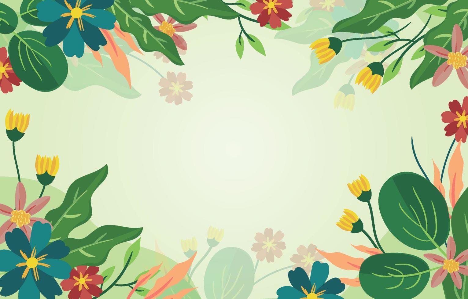 Spring Floral Background vector