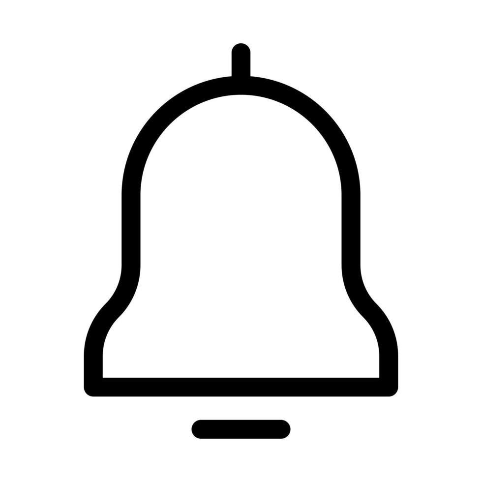 Notification Line Icon vector