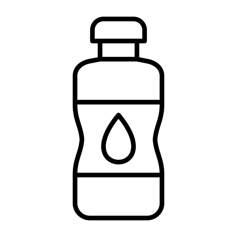 Liquid Dish Washer Line Icon vector