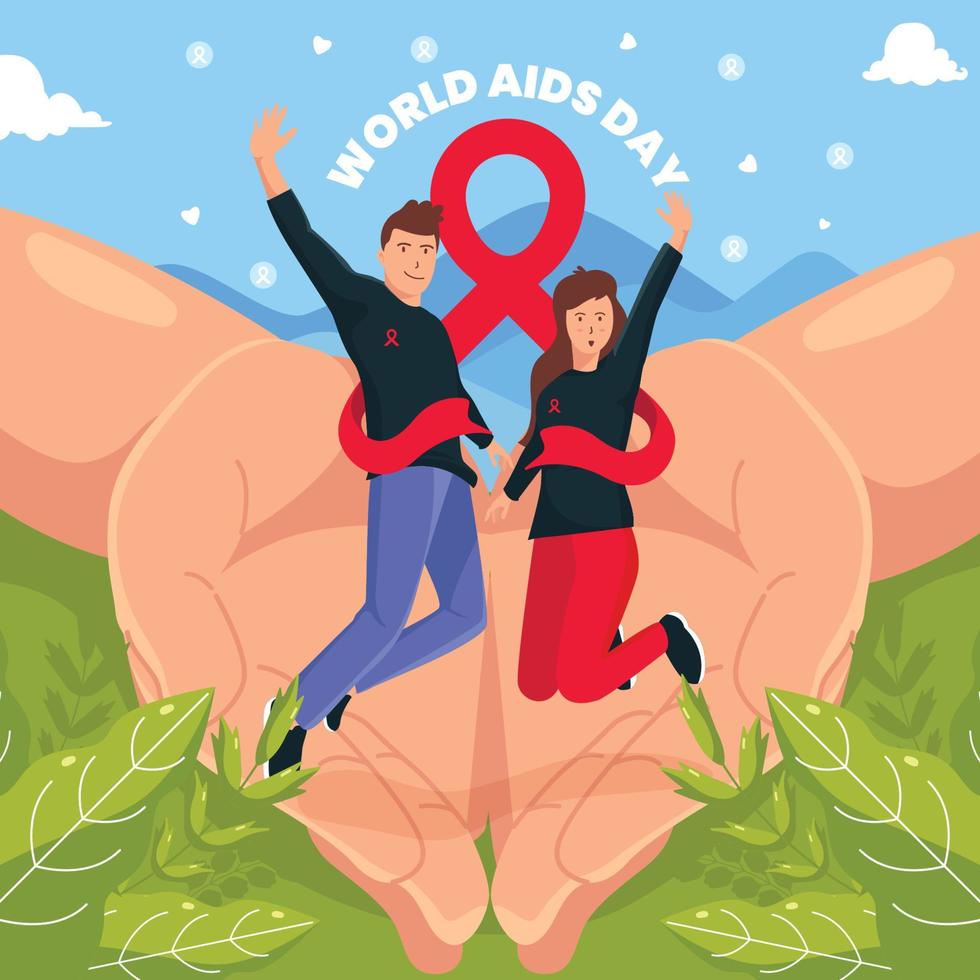 World AIDS Day vector