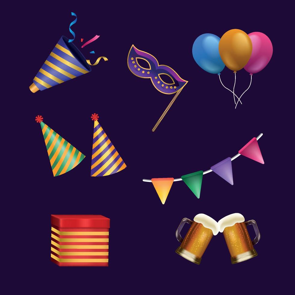 Party Icon Collection vector