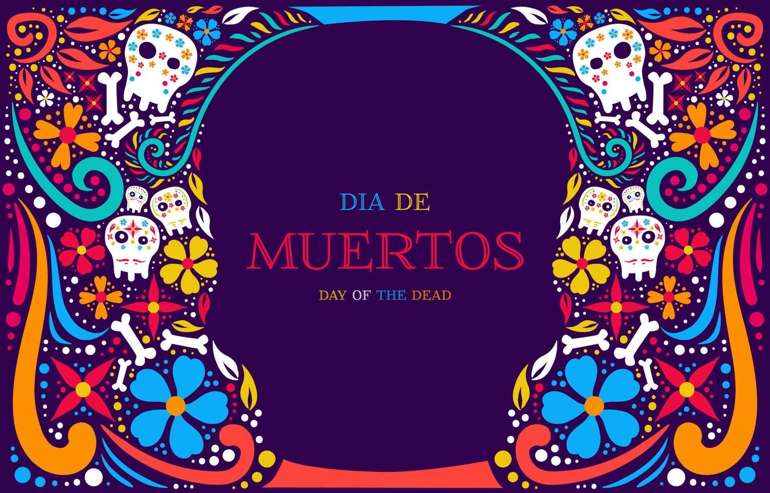 Day of the Dead Background vector