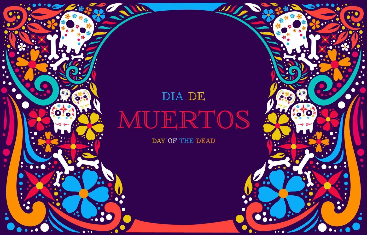 dia de los muertos vector