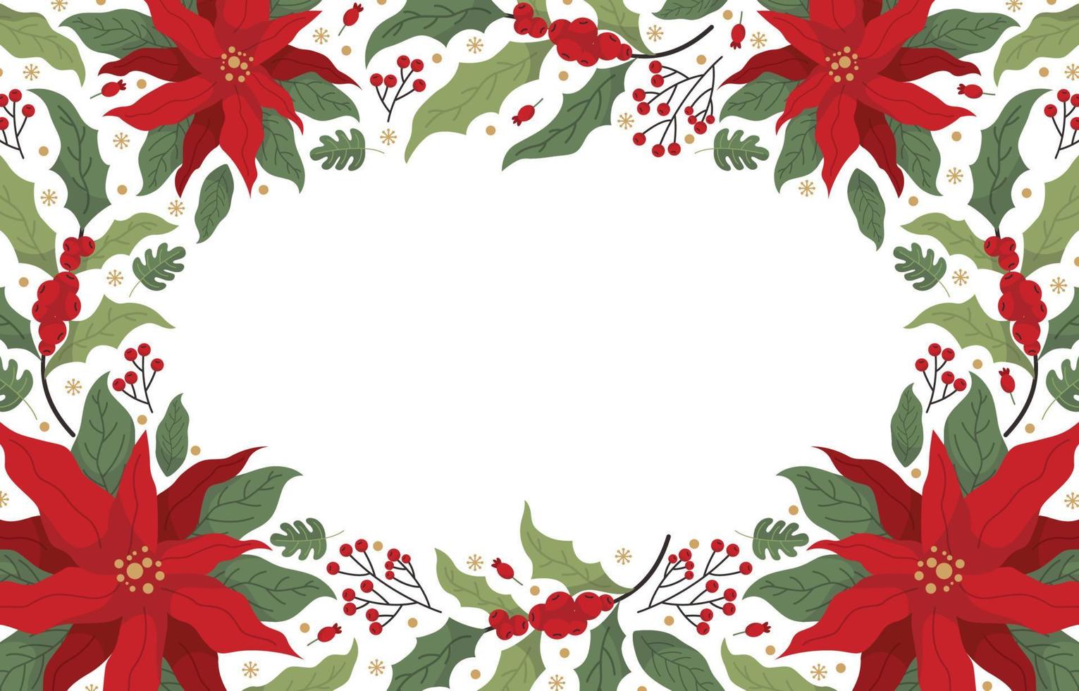 flor de pascua de navidad, adorno floral, plano de fondo 4569177 Vector en  Vecteezy