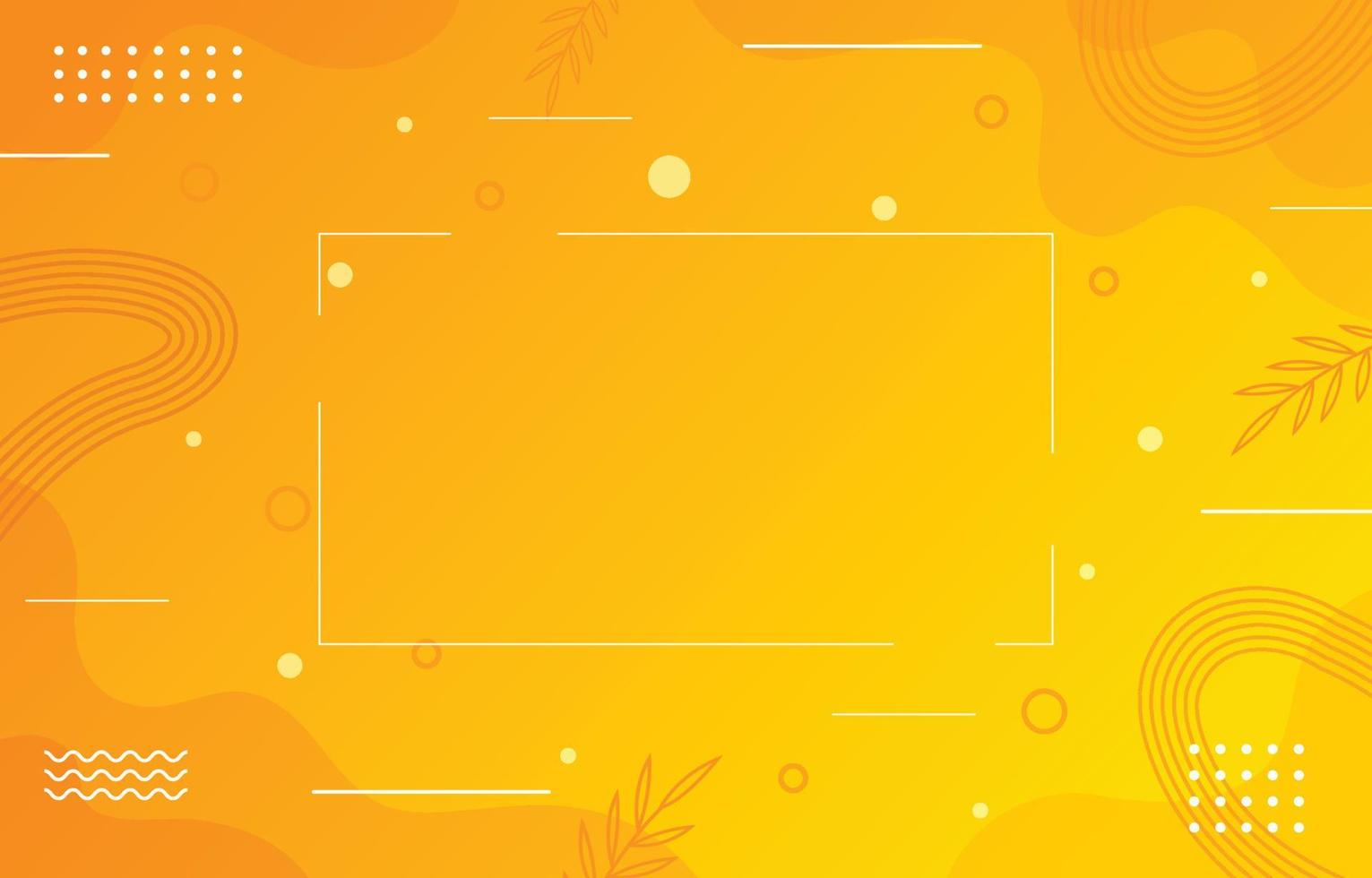 Yellow Abstract Background Template vector