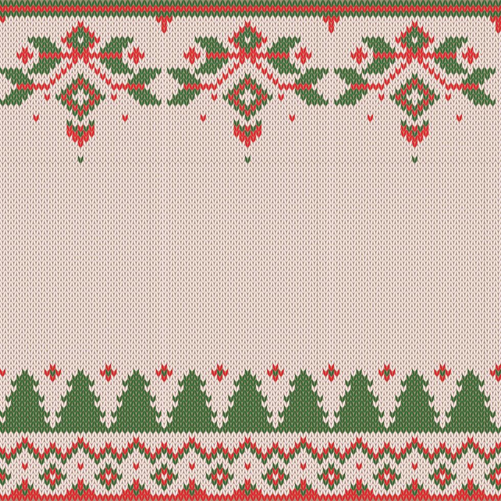 Ugly Sweater Seamless Background vector