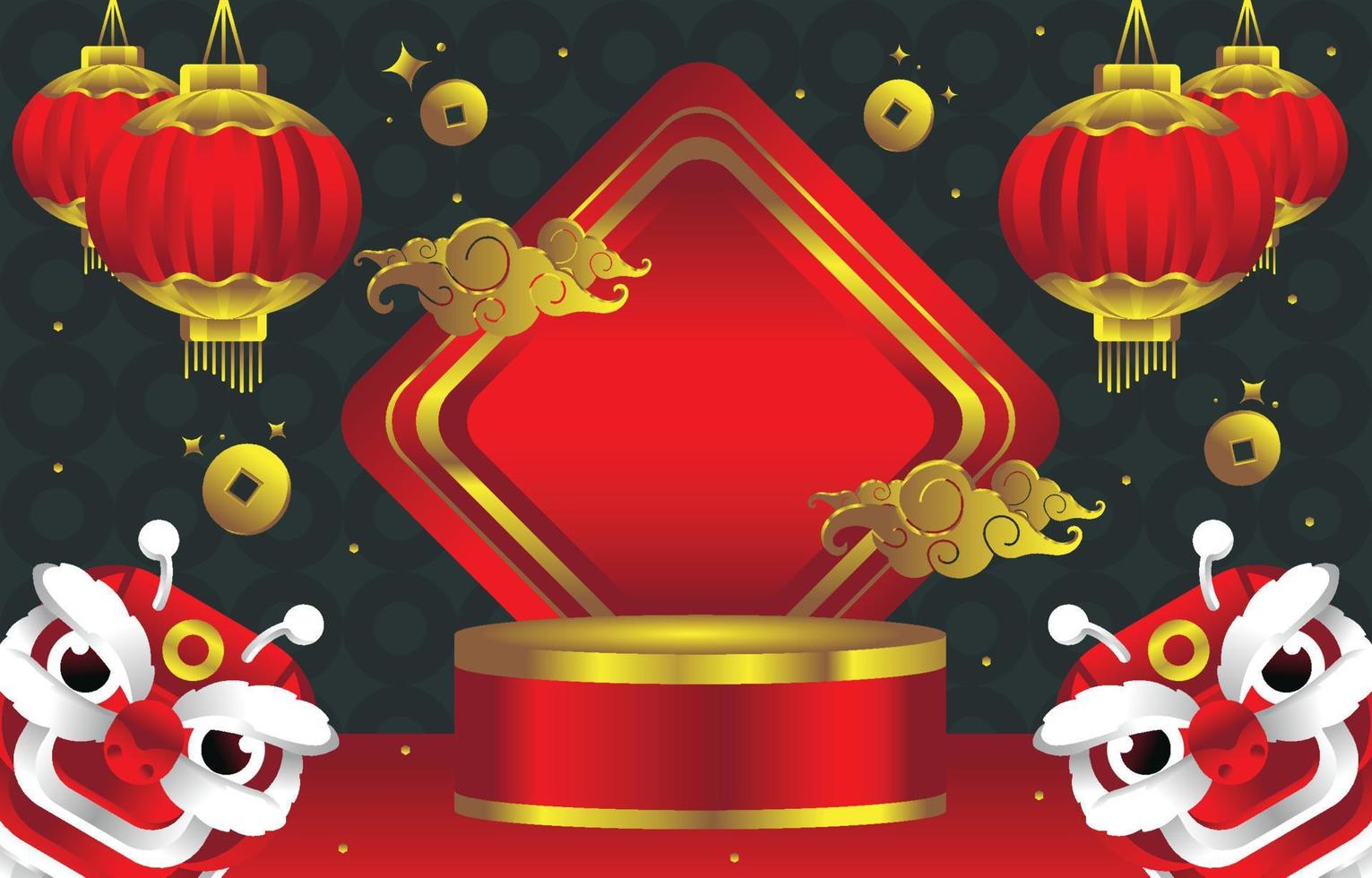 Chinese New Year Background vector