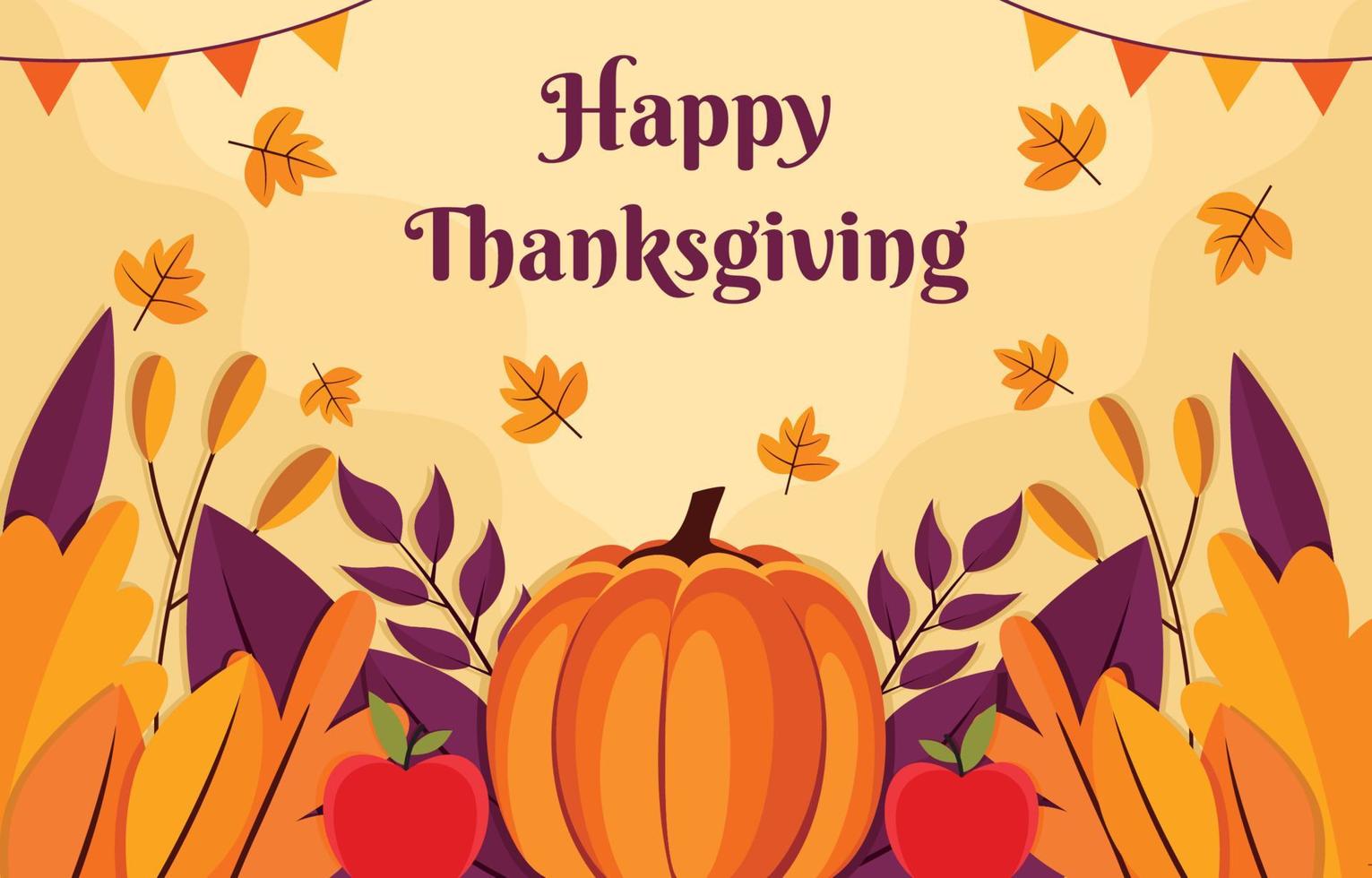 Happy Thanksgiving Background vector