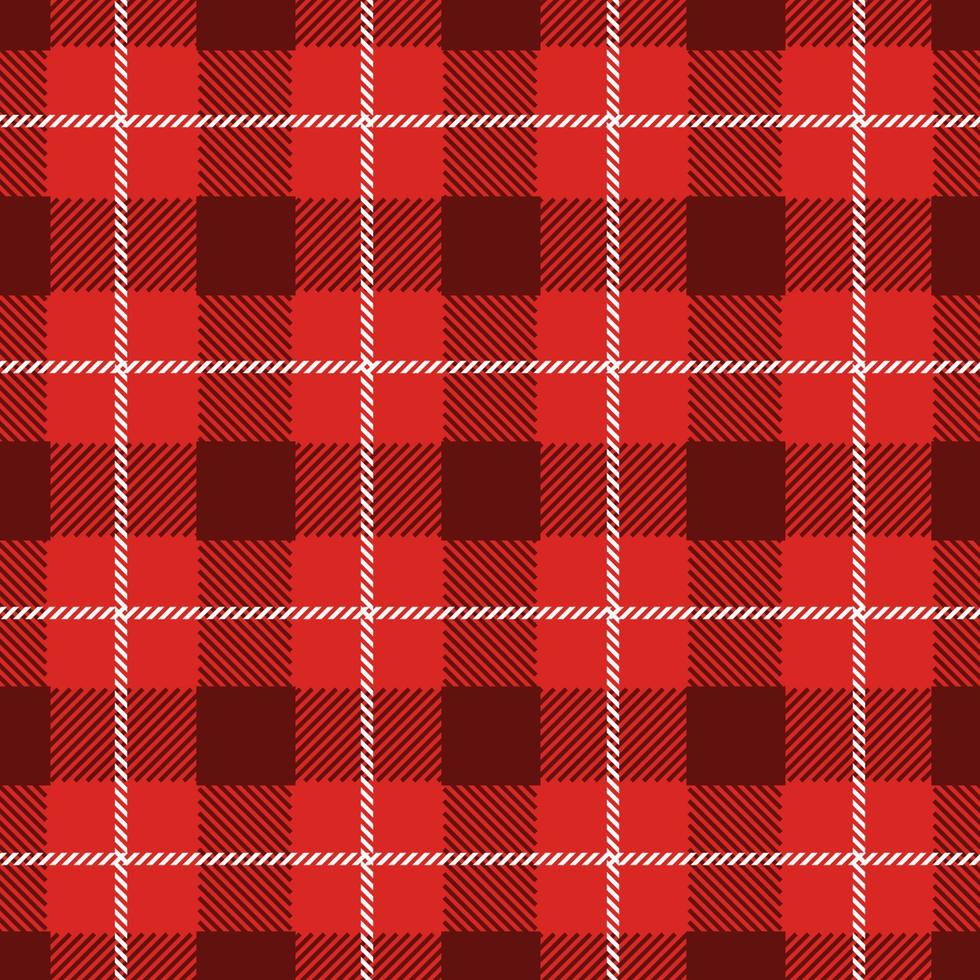 Seamless Buffalo Plaid Christmas Background vector