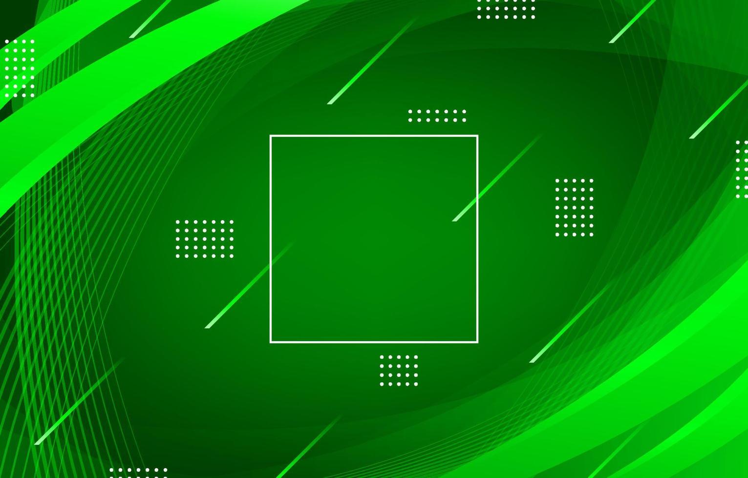 Modern Wave Green Background vector