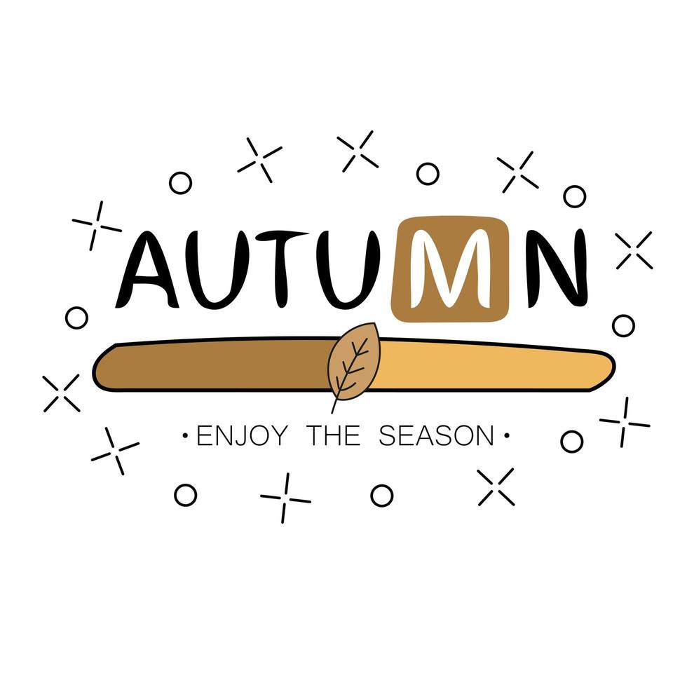 Autumn loading. Autumn begins creative concept. Progress bar design vector